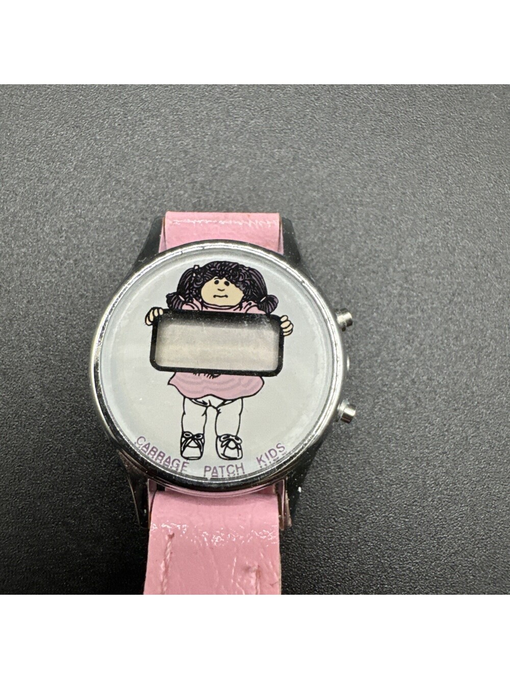 Vintage 1980s Cabbage Patch Kids Watch with Pink Band - Untested  see pictures